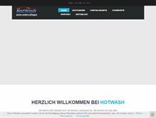 Tablet Screenshot of hotwash.de